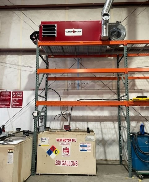 Their new waste oil boiler replaced one we provided two decades ago. Their fuel savings boosted profits and kept thousands of gallons of oil out of the hazardous waste system.