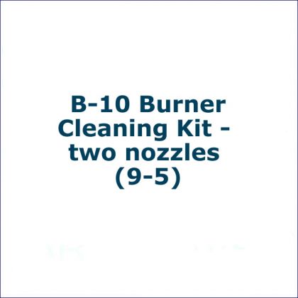 B-10 Burner Cleaning Kit - two nozzles (9-5): click to enlarge