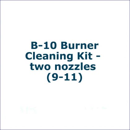 B-10 Burner Cleaning Kit - two nozzles (9-11): click to enlarge